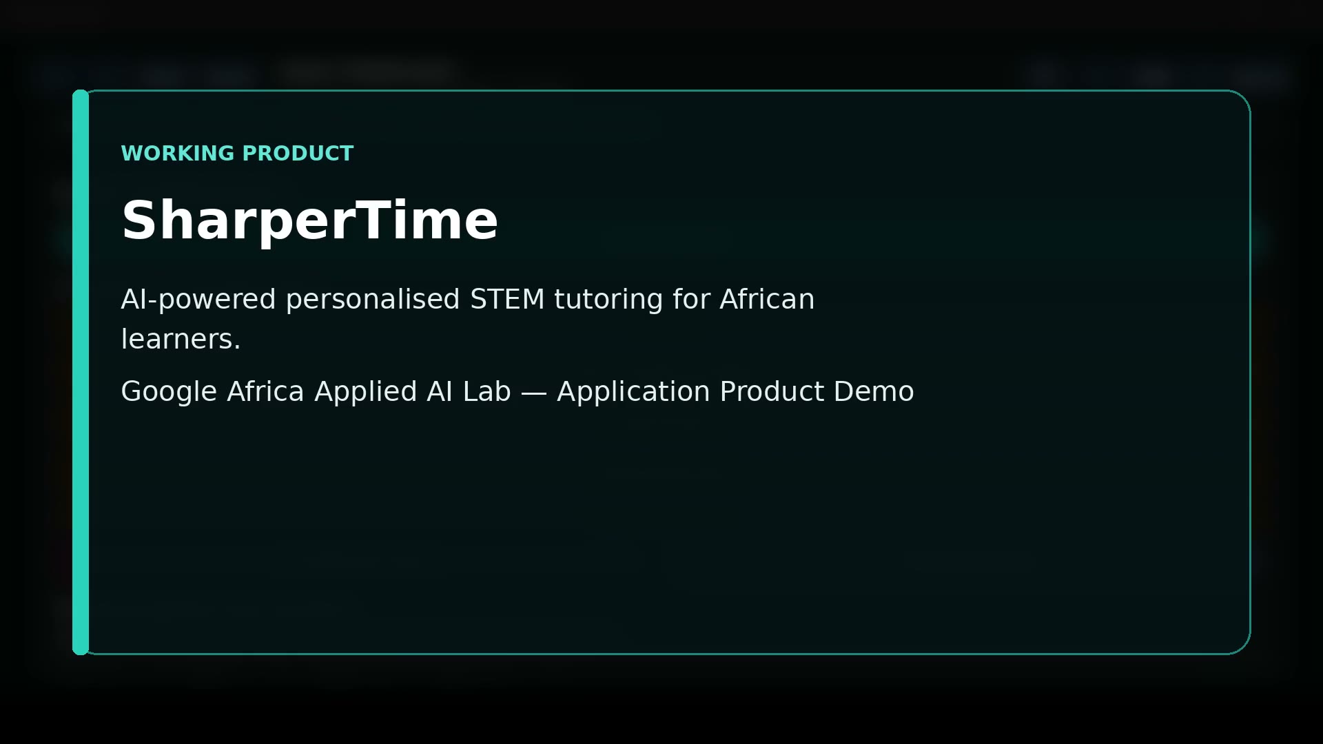 SharperTime product demonstration preview